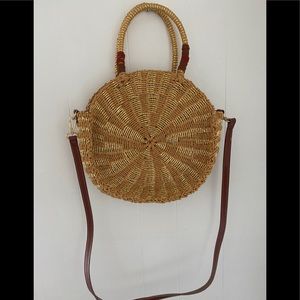 Sam Edelman Wicker Crossbody/Satchel Purse